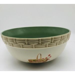 Genuine Sonoma Large Serving Bowl “in the garden” Salad Summer ~REPLACEMENT~